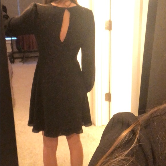 Brand new- Express long sleeved black dress - Picture 2 of 6